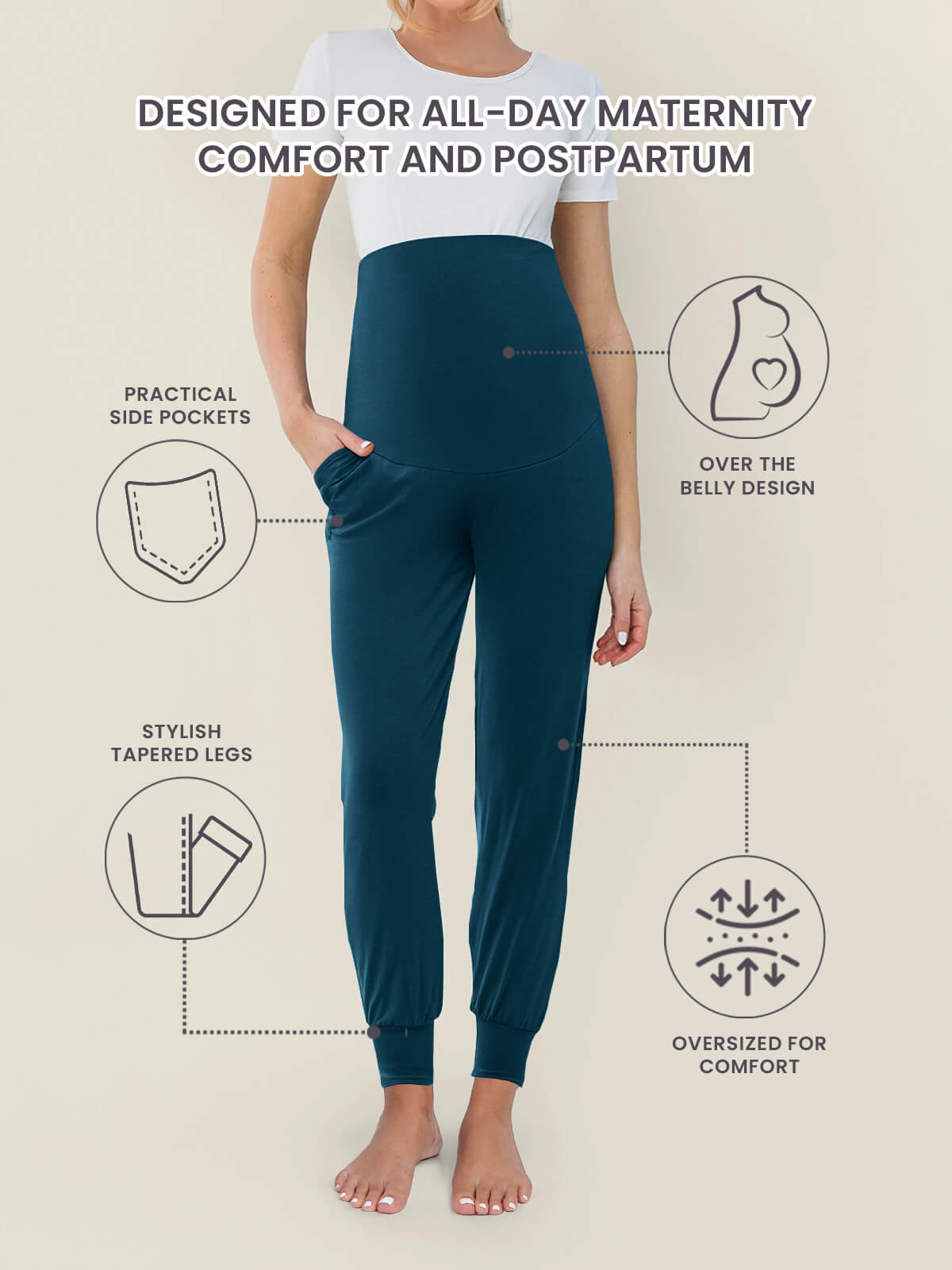 WonderBuy Cloud Jogger Pants - Maternity & Postpartum