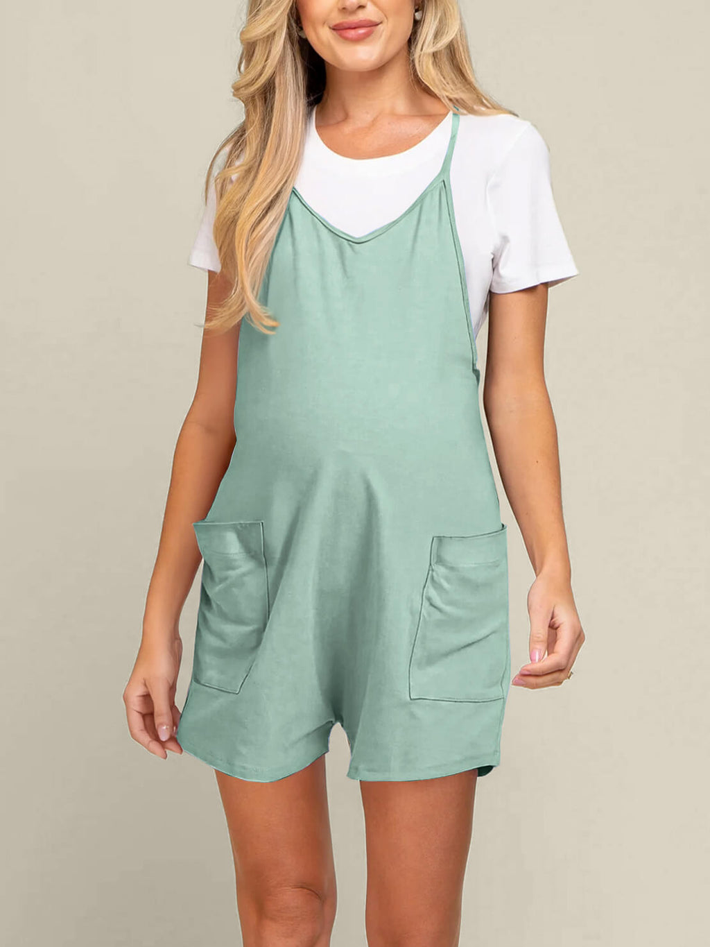 WonderBuy Oversized Jumpsuit Shorts - Maternity & Postpartum