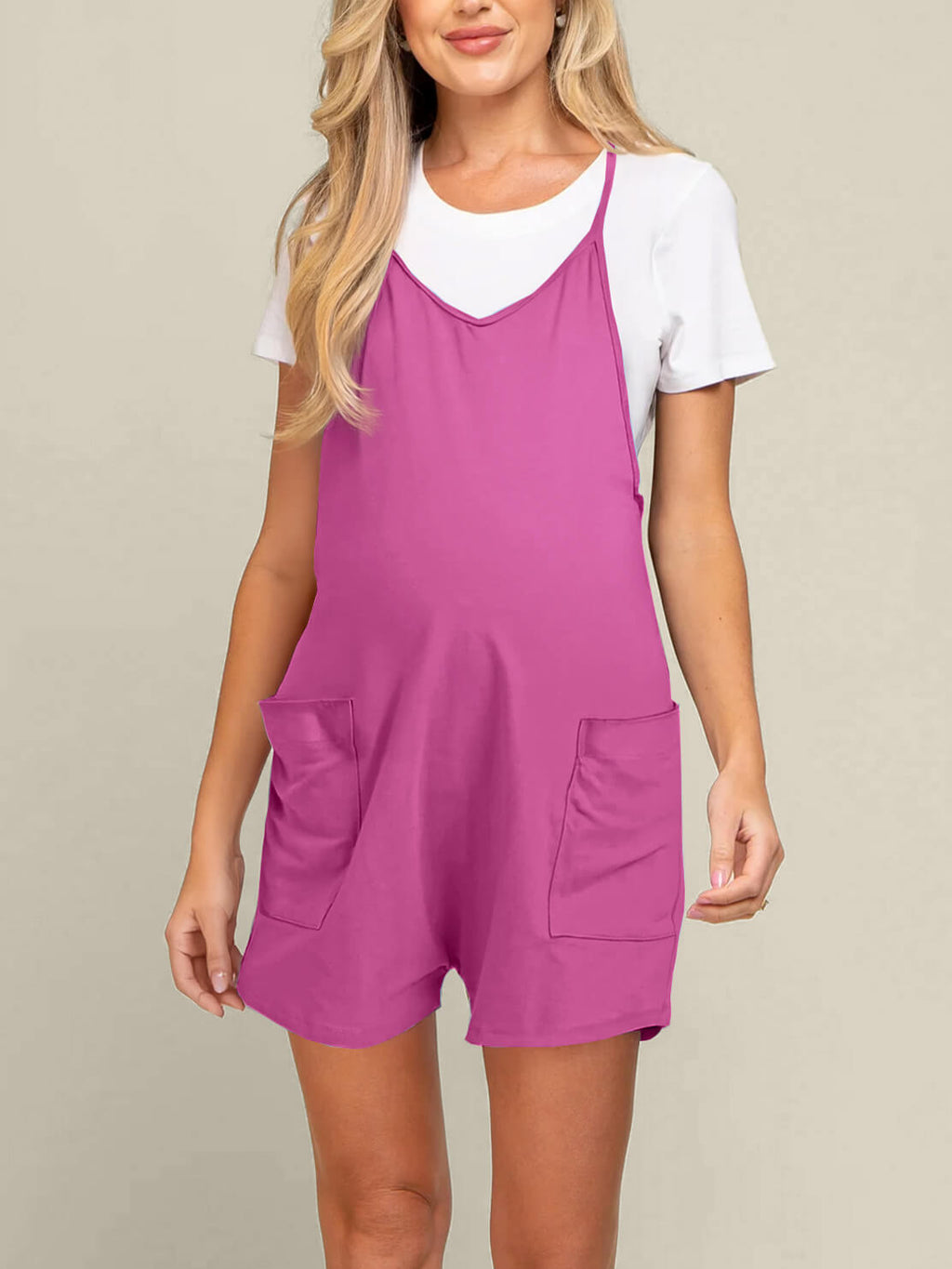 WonderBuy Oversized Jumpsuit Shorts - Maternity & Postpartum