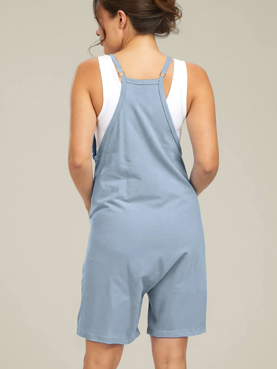 WonderBuy Oversized Jumpsuit Shorts - Maternity & Postpartum