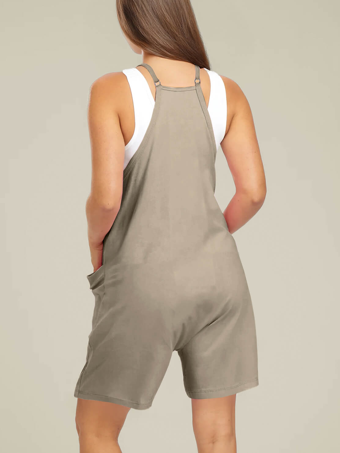 WonderBuy Oversized Jumpsuit Shorts - Maternity & Postpartum