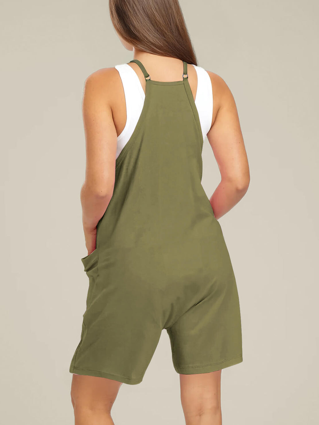 WonderBuy Oversized Jumpsuit Shorts - Maternity & Postpartum