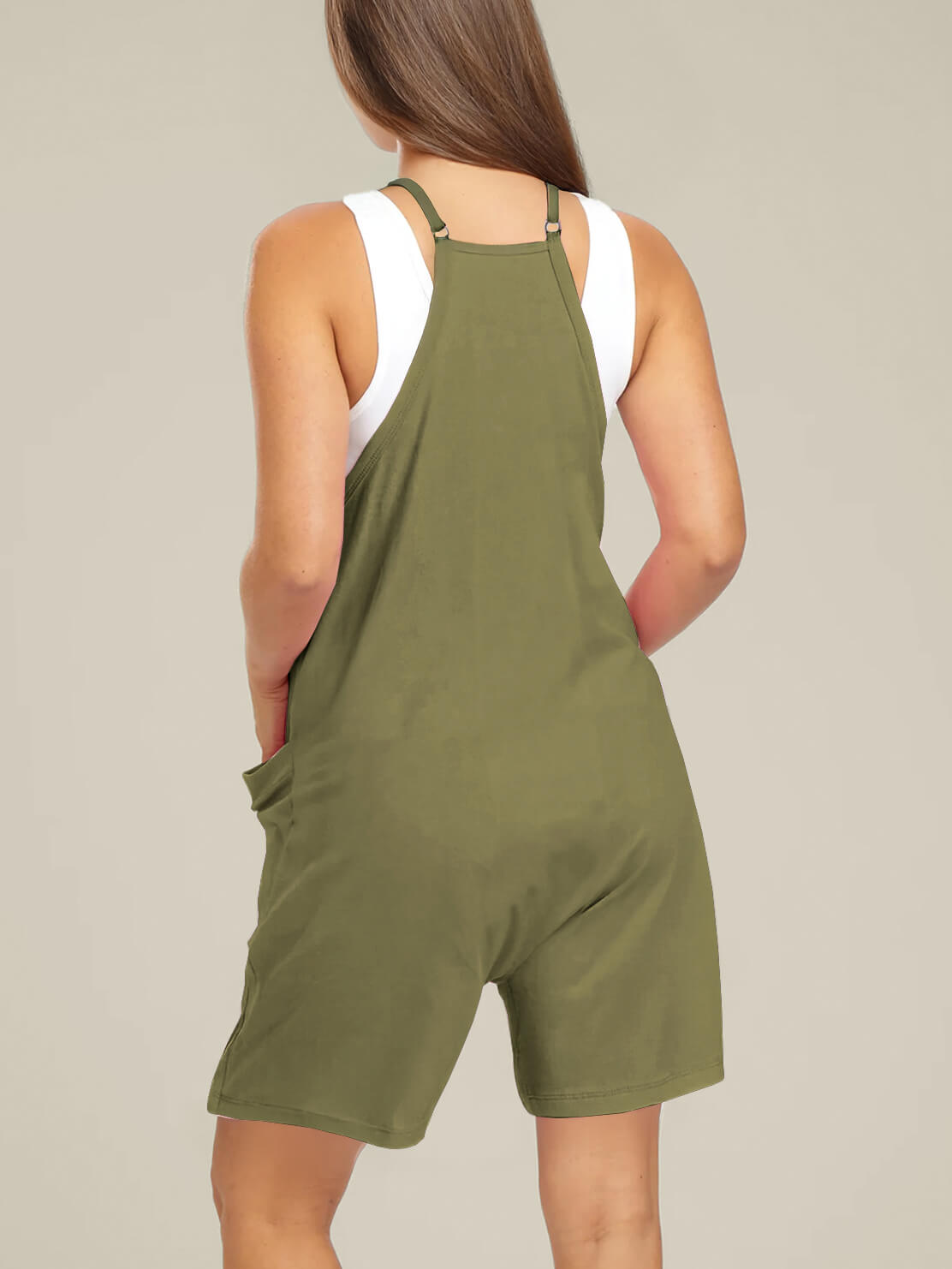 WonderBuy Oversized Jumpsuit Shorts - Maternity & Postpartum