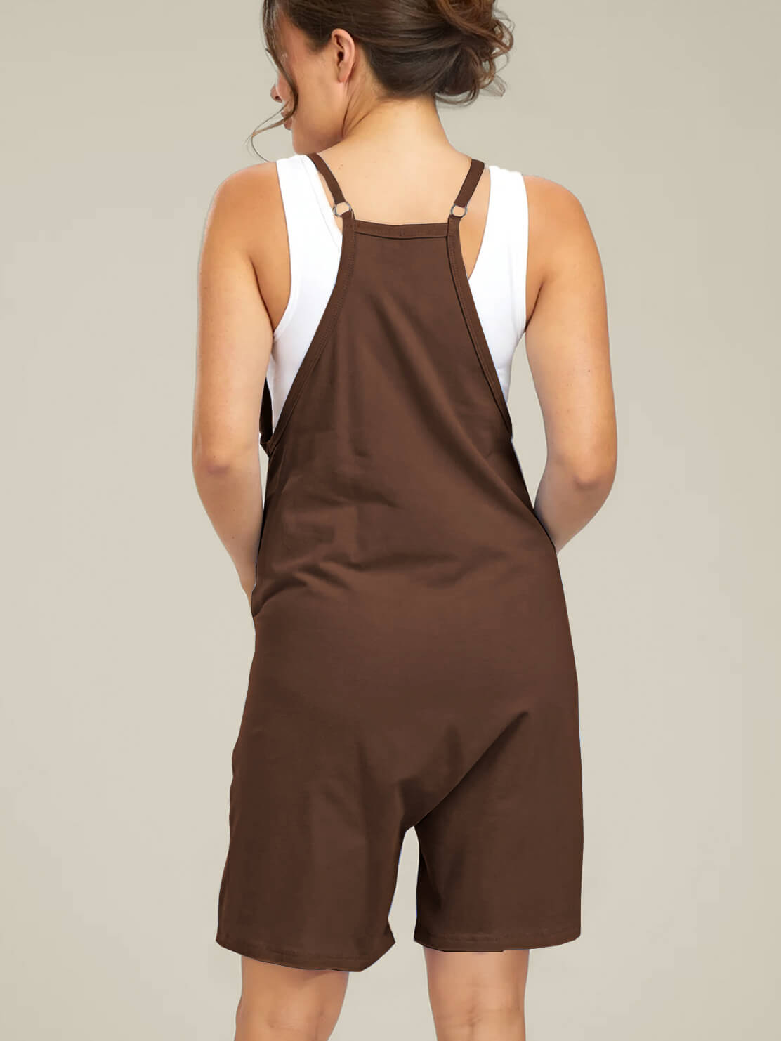 WonderBuy Oversized Jumpsuit Shorts - Maternity & Postpartum